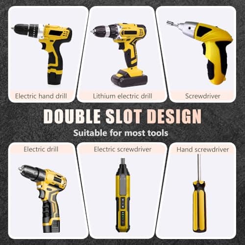 High Magnetic Screwdriver Drill Bit Set, Strong Magnetic Durability Screwdriver Drill Bit Set, Universal Anti-Slip Magnetic Electric Screwdriver Set, 25 50 65 70 75 90 100 120 150mm (6PC) 6