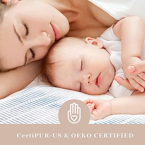 BedStory 4 Inch Firm Mattress Topper Twin Size, Extra Firm Memory Foam Bed Topper for Pain Relief, Cooling Gel Infused High-Density Mattress Pad, Skin-Friendly Non-Slip Cover, CertiPUR-US Certified 5