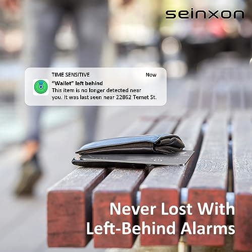 Wallet Finder RFID Blocking Card IP68 Item Tracker Works with Apple Find My APP & Network with Recharge Clip (iOS Only) 6