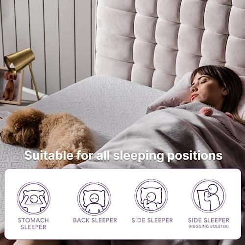 NapQueen Full Mattress, 6 Inch Elizabeth Cooling Gel Memory Foam Mattress, Full Bed Mattress in a Box, CertiPUR-US Certified, Medium Firm, Breathable Soft Fabric Cover 7