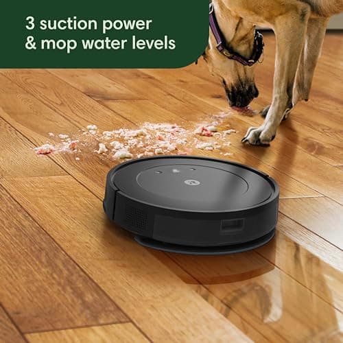 iRobot Roomba Robot Vacuum and Mop Combo (Y0140) - Vacuums & mops, Easy to use, Power-Lifting Suction, Multi-Surface Floors, Smart Navigation, Cleans in Neat Rows, Self-Charging, Bagless, Space-Saving 10