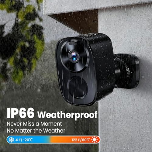 2026 Enhanced 2K UHD Security Cameras Wireless Outdoor – Free Cloud & SD Storage, Dual-Band WiFi 2.4G/5G, Full-Color Night Vision, 6-Month Battery, Motion Alerts, IP66 Weatherproof, 2-Way Talk 7