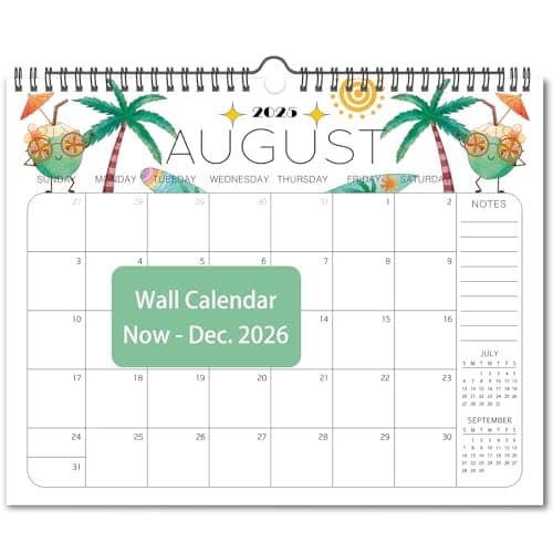 2025-2026 Wall Calendar - 14.5 x 11.5 Calendar 2025 - The Perfect Monthly Calendar Planner for Easy Organizing