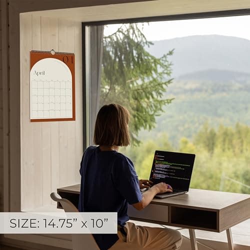 Aesthetic 2026 Wall Calendar - Runs Until December 2026 - The Perfect Wall Hanging Calendar Planner for Easy Organizing 6