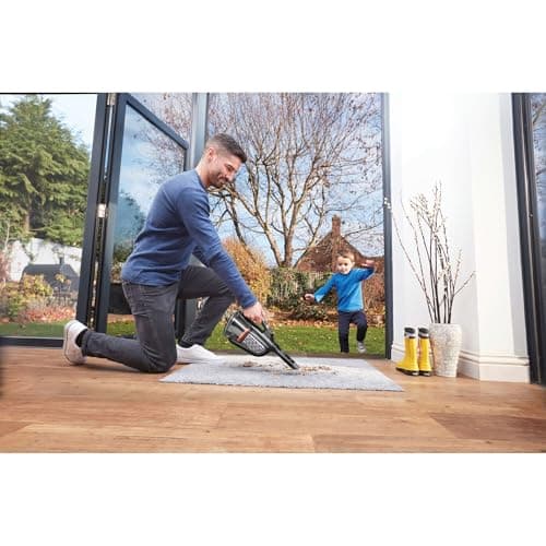 BLACK+DECKER dustbuster Portable Vacuum Cordless Handheld, Small Hand Vacuum Cleaner for Dorm Home and Car, Powerful 20V AdvancedClean+ (HHVK515J00FF) 9