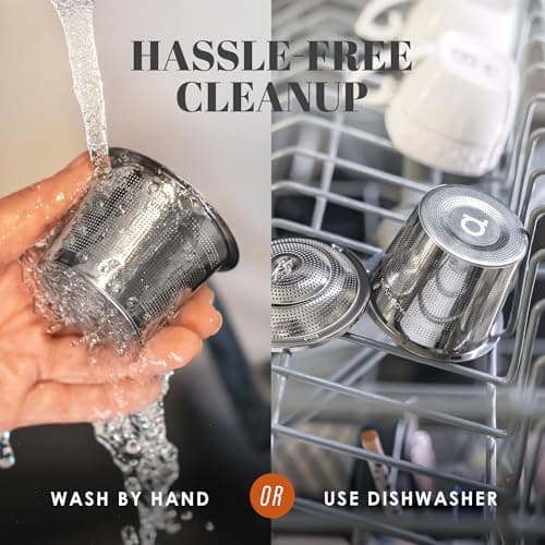 Tea Infuser (Set of 2) with Tea Scoop and Drip Dray - Ultra Fine Tea Strainer for Loose Leaf Tea - Stainless Steel Tea Steeper for a Superior Brewing Experience 7