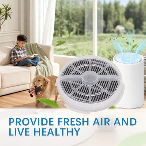 Replacement Filters Compatible with Frida Baby Air Purifier 3 in 1, RIGOGLIOSO Air Purifier GL2103 and SY900S, JINPUS GL-2103, LTLKY 900S, HEPA Filter 4 Pack 6