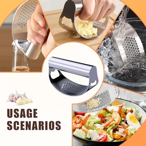 hoehew Stainless Steel Onion Holder for Slicing, 2026 Upgraded Onion Cutter Vegetable Chopper Tomato Slicer KItchen Utensils for Potato Avocados Eggs Lemon Fruit Meat Home Kitchen Tools 7