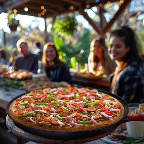 CasaCulina 3PCS Round Pizza Pan with Holes, Nonstick Pizza Tray for Oven 9Inch, 11Inch, 12 Inch, Pizza Baking Pans, Perforated Carbon Steel Pizza Bakeware for Home Restaurant Kitchen Baking 7