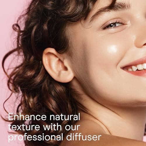 Conair Worldwide Folding Handle Hair Dryer with Concentrator & Diffuser, 1875W Travel Blow Dryer with Smart Voltage Technology, Ionic Conditioning Fights Frizz, 3 Heat & 2 Speed Settings, Purple 5