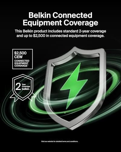 Belkin Portable Charger Power Bank for iPhone/Android - 10,000mAh, 23W Battery Pack with USB-C, Lightning Cables - Pass-Through, Charge 2 Devices, Phone, Watches, Tablets 11