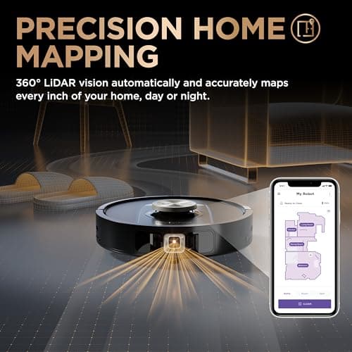 Shark Robot Vacuum & Mop Combo, PowerDetect NeverTouch Pro, Self-Emptying, Self-Refill with Self-Clean Pad Wash & Dry, 60-Day Debris Capacity, 30-Day Refill Tank, 5 PowerDetect Technologies, RV2820ZE 12