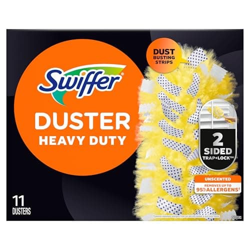 Swiffer Dusters Heavy Duty Multi-Surface Duster Refills for Cleaning, Unscented, 11 Count 15
