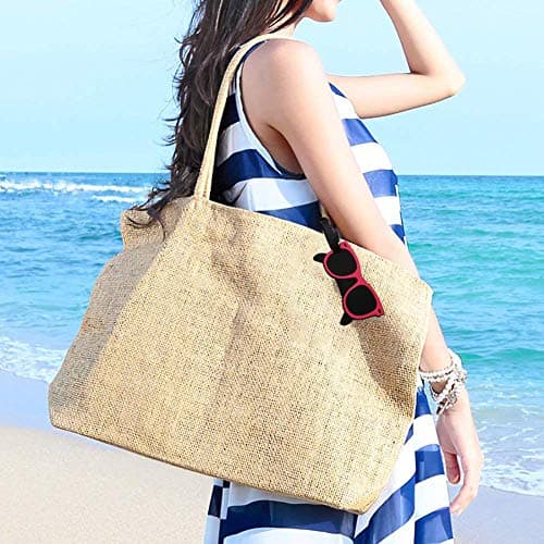 Mziart Cute Luggage Tags for Women Men, Summer Beach Bag Tags Unique Travel Baggage Tags Suitcase Identifier Labels, Set of 5 6