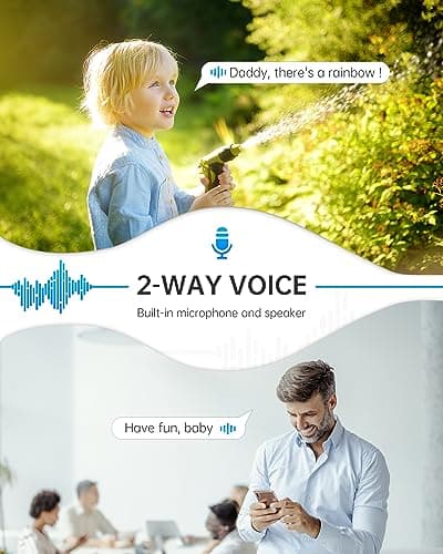 WESECUU Light Bulb Security Camera, 2.4G/5G WiFi Security Cameras Wireless Outdoor,Bulb Camera for Home Security, 2-Way Talk, Human Detection, Color Night Vision, Compatible with Alexa (One Pack) 5