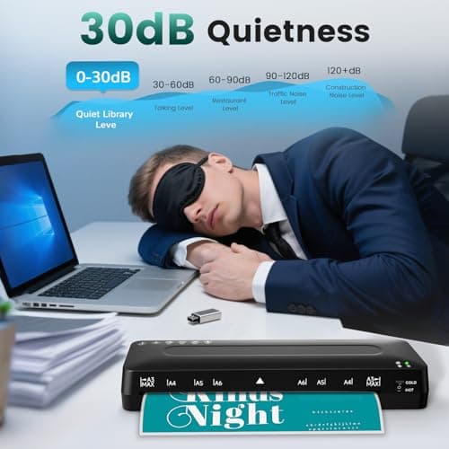 Laminator Machine 13 Inch Laminators - Laminating Machine 11x17 Cold Thermal Laminator Lamination Machine with Sheets, A3 Laminater Personal Laminator for Teachers, Fast Warm for Home Office School 5