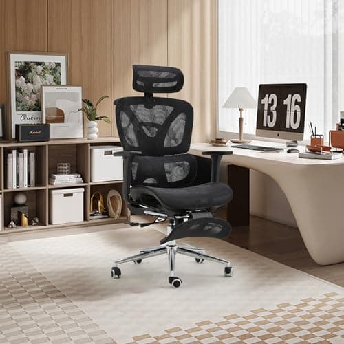 Ergonomic Office Chair with Foot Rest