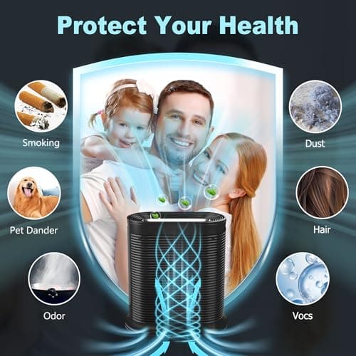 HPA300 HEPA Filter Replacement for Honeywell HPA300 Series Air Purifiers HPA300, HPA300VP, HPA304, HPA3300, Replace HRF-R3 (3 Ture HEPA R Replacement Filter + 4 Activated Carbon Pre-Filter) by Funmit 8