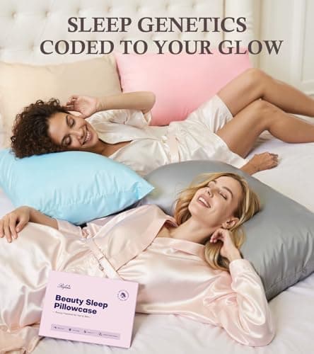 Instant Chill Cooling Pillowcase for Hot Sleepers, 2% HA Infused Pillowcase Hydrates Skin & Hair, Reduces Wrinkles & Frizz, Softer Than Silk Pillow Cases, Pillow Covers Standard (Light Gray, 1 Pack) 7