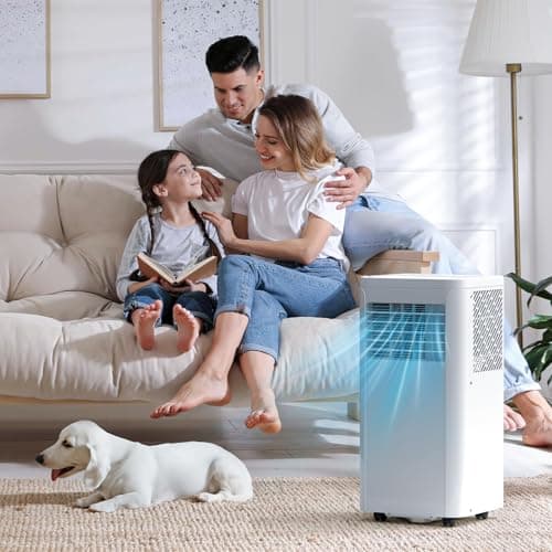 10000 BTU Portable Air Conditioners and for Room up 450 Sq. Ft, 4-IN-1 Portable Ac Unit with Dehumidifier Fan Function, Remote Control, Sleep Mode, 24H Timer 7