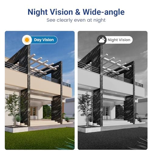 Guggre 1080P Smart Video Doorbell Camera, Intelligent AI Human Detection, Two-Way Audio, IR Night Vision, 2.4Ghz Wi-Fi Only, Battery Powered, Cloud Storage (Sold Seperately) 6