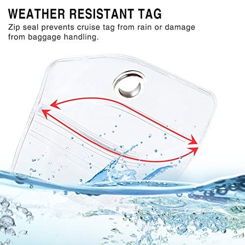 Cruise Luggage Tags, Cruise Essentials Holders for Cruise Travel 12 Pack for NCL, Princess, Carnival, Royal Caribbean - Cruise Essentials 6