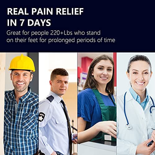 Plantar Fasciitis Insoles, High Arch Support Shoe Inserts Men Women, Orthotics Gel Running Insoles for Flat Feet - Arch Pain - Pronation - Metatarsalgia Pain Relief Heavy Duty Support(Trim to Fit) 5