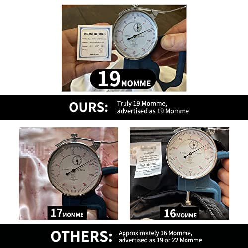 ALASKA BEAR Silk Pillowcase for Hair and Skin, 100% Mulberry Silk Pillow Cases Queen Size for Beauty and Cool Sleep, Scrunchy Gift Set, Natural White(1pc, Ivory) 6