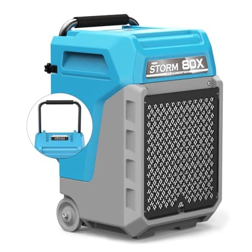 ALORAIR LGR Commercial Dehumidifier with Pump & Drain Hose, Portable Industrial Dehumidifiers with Wheels for Water Damage Restore, Basement, Garage, 5 Years Warranty