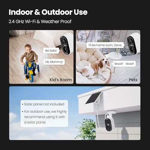 Kiwibit Security Cameras Wireless Outdoor, 2K Outside Camera for Home Security, Battery Camera, Magnetic Mount, AI Detection, Color Night Vision, Spotlight, Waterproof, 2.4GHz WiFi, Cloud & SD Storage 6