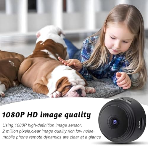 ELEFOCUS Spy Camera Hidden Camera,Nanny Cam Hidden Cameras,Micro Cameras Spy Wireless for Home,APP Control with Motion Detection and Night Vision 5