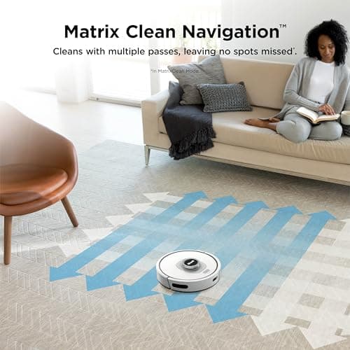 Shark AI Ultra Voice Control Robot Vacuum with Matrix Clean Navigation, Home Mapping, 60-Day Capacity, XL Self-Empty Base for Homes with Pets, Carpet & Hard Floors, Cool Grey, AV2511AE 7