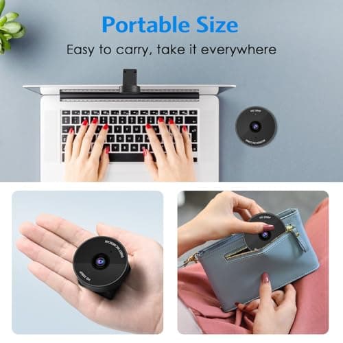 EMEET C950 1080P Webcam - USB Webcam with Microphone & Physical Privacy Cover, Auto Light Correction, Fixed Focus, USB Plug & Play, Ultra Web Cam w/ 70°View for Meeting/Online Classes/Zoom/YouTube 8