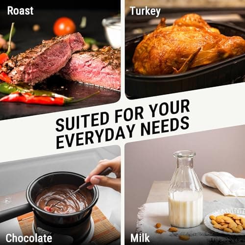 ThermoPro Dial Instant Read Meat Thermometer for Cooking, Grill Food Thermometer with Glass Lens, Portable Kitchen Thermometer with 5'' Stainless Steel Probe for Liquid, Steak, Turkey Temp Checking 8