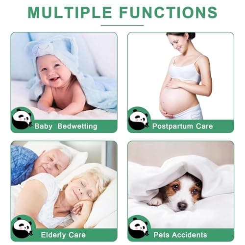 HUXMEYSON Queen Mattress Protector, Fully Waterproof Mattress Protector, Breathable and Noiseless Mattress Cover with 8-21 Deep Pocket, 60 x 80 Inch 7