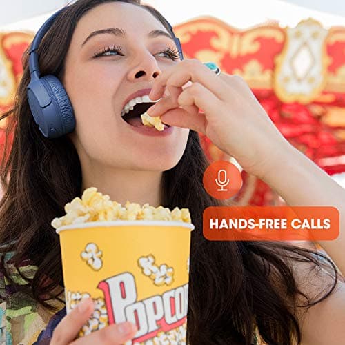 JBL Tune 510BT - Bluetooth headphones with up to 40 hours battery, microphone for call, foldable and comfortable, Android and iOs compatible (Black) 6