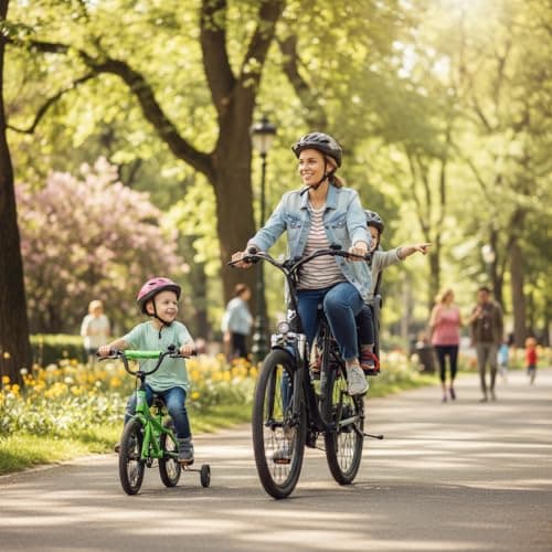 ANCHEER Electric Bike for Adults, 48V 500Wh EBike, UP to 60 Miles, Removable Battery, Fast-Charge, 26" Commuter Electric Bicycles, 7-Speed, LCD Digital Display, Suspension Fork, Cruise Control, UL2849 11