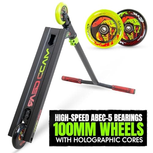 Pro Stunt Trick Scooter for Kids Ages 5-12 – Lightweight Durable Freestyle Kick Scooter for Skatepark and Street – Easy Assembly – Madd Gear MG2 5