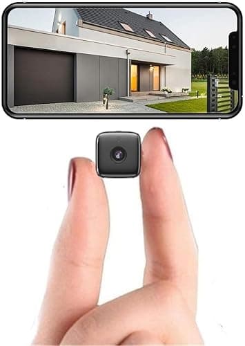 Mini Wireless WIFI Camera Hidden Spy HD Cameras Small Home Indoor Outdoor Security Camara Security Camera Nanny Body Pet Dog Cam Motion Detection Function Built-in Battery House Cams Night Vision