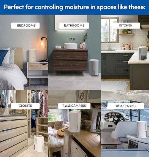 Eva-Dry EDV-2400 Compact and Powerful Dehumidifier | Eliminate Moisture | Energy Efficient | Quiet | Portable | Includes 3-Foot Drain Hose | Ideal for Home, Office, and RV 5