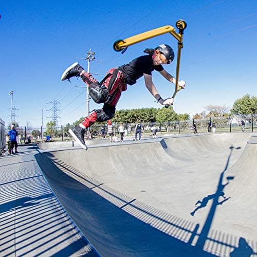 Fuzion Pro Scooters - Stunt Scooter for Kids 8 Years and Up - Perfect for Beginners Boys and Girls - Best Trick Scooter for BMX Freestyle Tricks (2020 Blue) 8