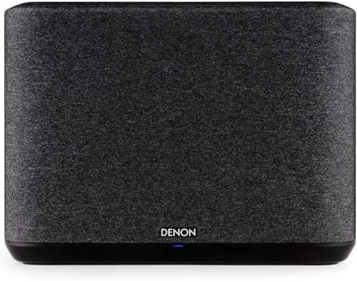 Denon Home 250 Black Built in Heos Wireless Bluetooth Speaker with an Additional 1 Year Extended Amber Protection (2020)