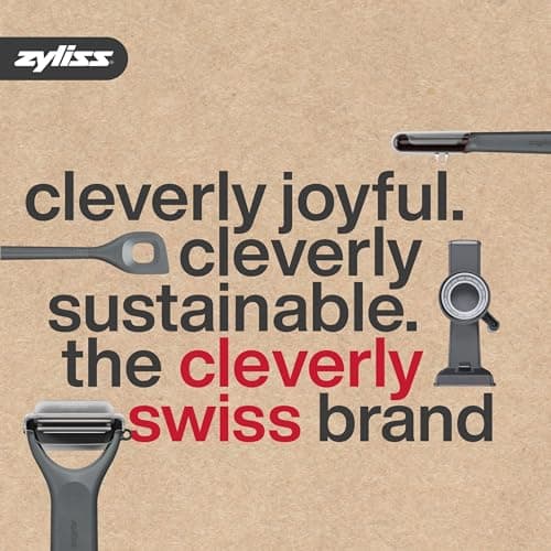 Zyliss Susi 3 Garlic Press - Aluminium Press with Built-In Cleaning Tool - Garlic Crusher, Mincer & Peeler for Unpeeled Cloves 8