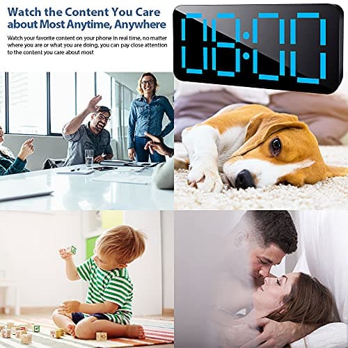 DAIFAC Camera Clock 1080P HD Wireless Cameras Camera for Indoor Security WiFi Nanny Cam with Motion Detection 5