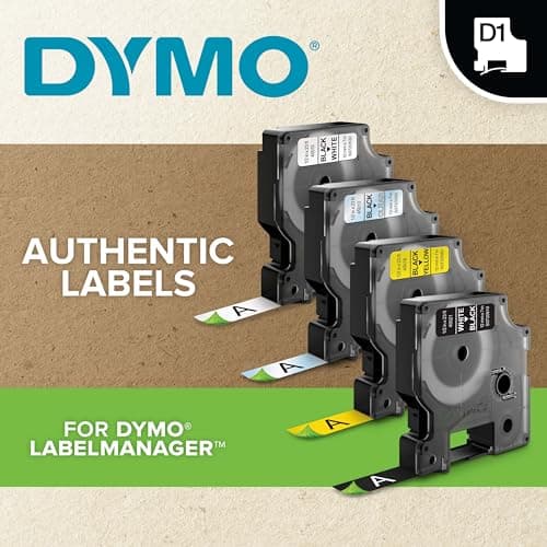 DYMO Desktop Label Maker | LabelManager 210D All-Purpose Portable Label Maker, Easy-to-Use, One-Touch Smart Keys, QWERTY Keyboard, Large Display, For Home & Office Organization 5