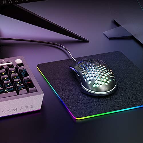 BENGOO RGB Gaming Mouse, Wired USB Mouse with Lightweight Honeycomb Shell, 7200 DPI Adjustable, 7 Programmed Buttons, Ergonomic Optical Computer Gamer Gaming Mice for Windows PC Laptop 7