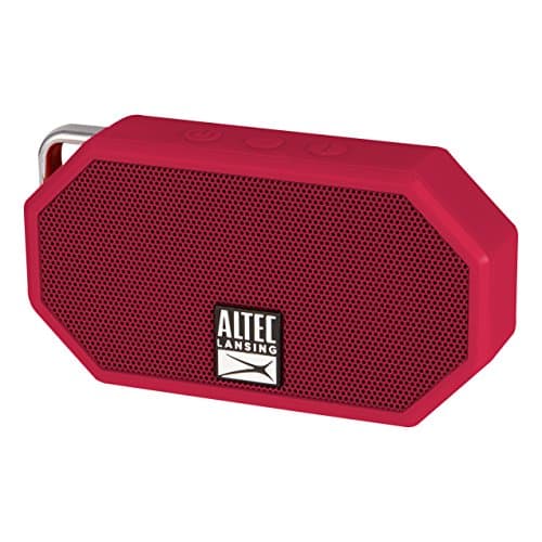 Altec Lansing Mini H2O - Waterproof Bluetooth Speaker, IP67 Certified & Floats in Water, Compact & Portable Speaker for Hiking, Camping, Pool, and Beach, Red 7