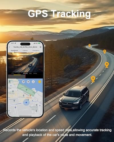 4K Dash Cam Front, Built-in 5.8G WiFi, Free 64GB Card & 48W A+C Car Charger Included, Dash Camera for Cars, Mini Dashcam with Super Night Vision, Loop Recording, G-Sensor, 24 Hours Parking Monitor 5