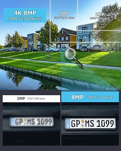 Jennov 4K 8MP Outdoor PTZ IP POE Camera with Pan Tilt 20X Optical Zoom & Human Detection, Speed Dome Security Camera with 320ft IR Night Vision, Auto Tracking, Only Work with Onvif POE NVR 5