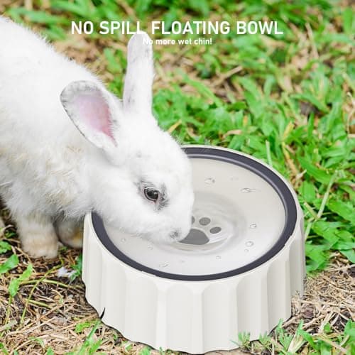 FORWH Dog Water Bowl No Spill 70oz/2L Large Capacity Dispenser Non Slip No Splash Bowl Pet Slow Feeder No Drip Dog Water Bowl on Vehicle Slow Water Bowl for Dogs and Cats 8